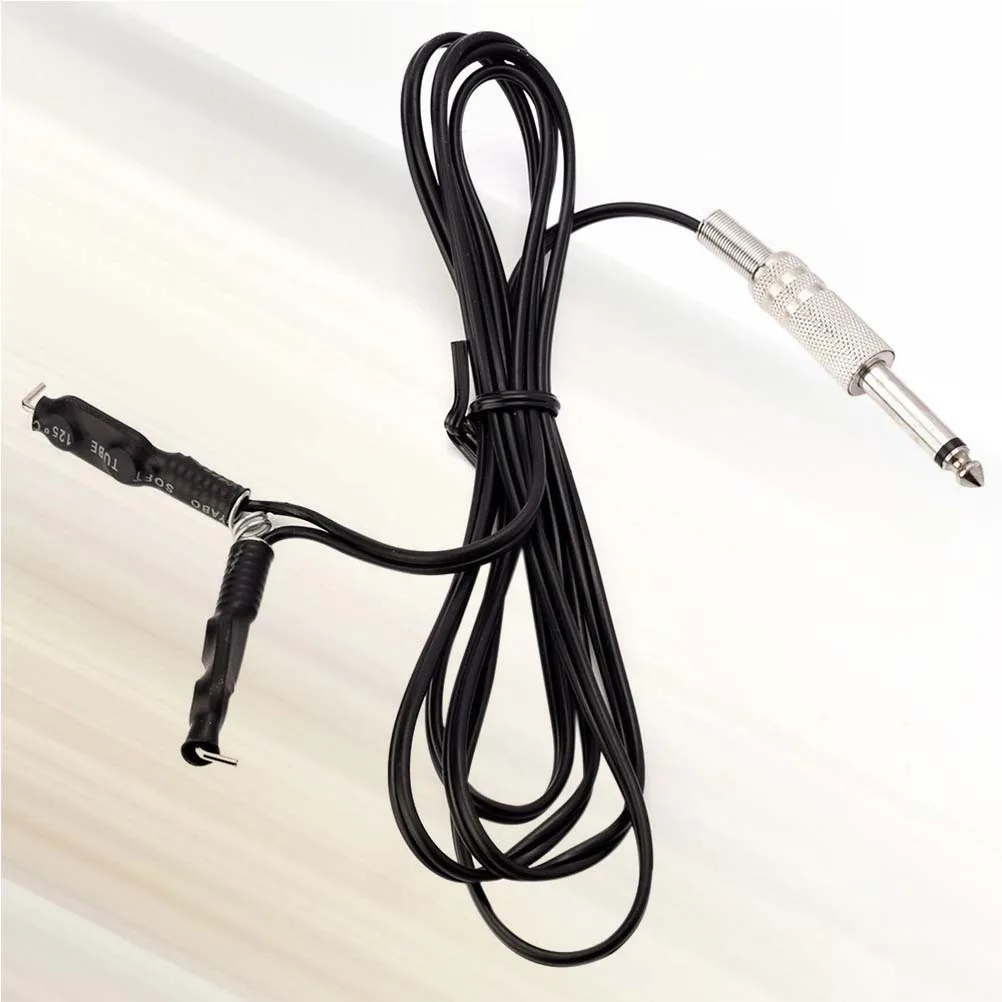 

Silicone Clip Cord Machine Cords Tattoo Black High Anti Corrosion Soft Cable Fit Any Machine Mono Plug Connection