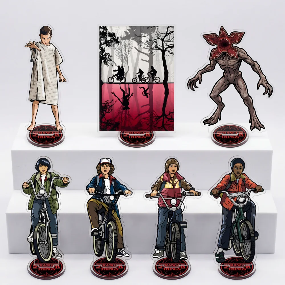 Porte-clés figurine en acrylique de 15 cm, modèle de dessin animé Mike Eleven Max de la série américaine, objet de collection pour fans, cadeau