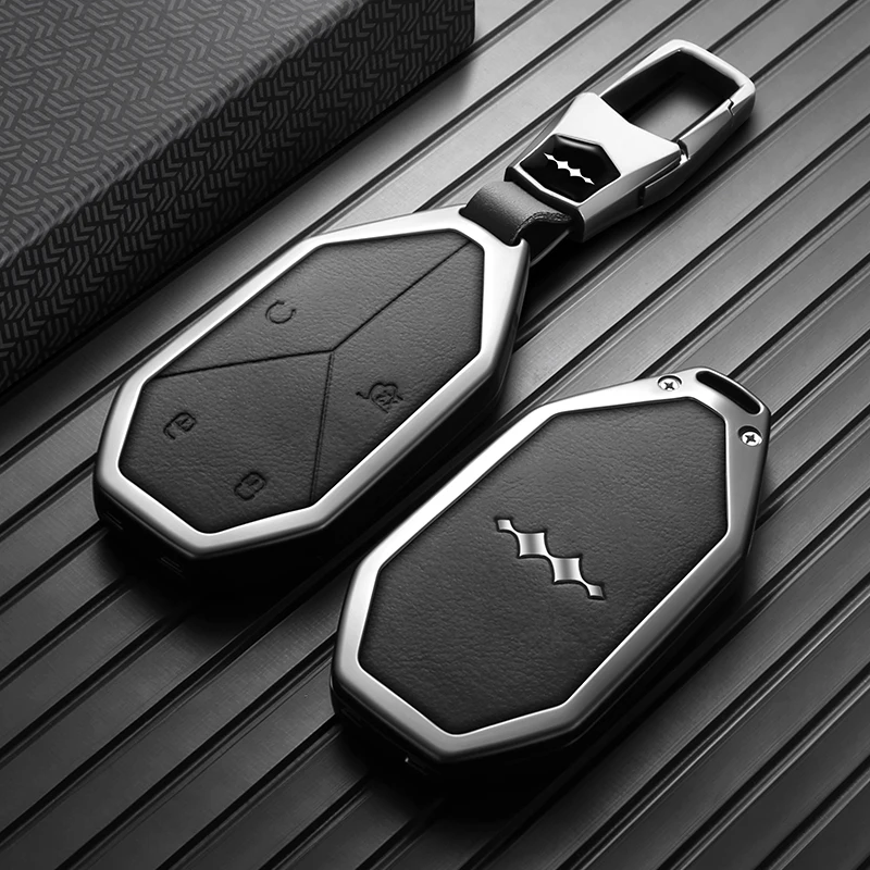 Car Key Case for BYD Formula Leopard SUPER 5 Ultra 8 Titanium 3 9 Fang Cheng Bao Keychain Cover Shell Holder Fob Accessories