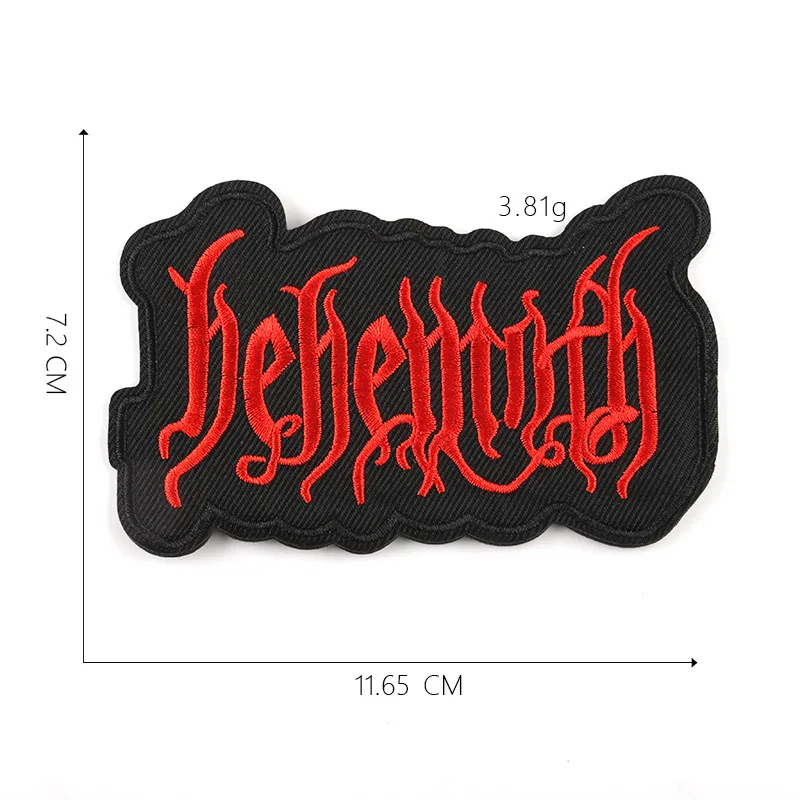 Mixed DIY clown Patches Hippie Rock Band Badges Iron on Embroidered Patches Stripes on Clothes Coat Letters Appliques