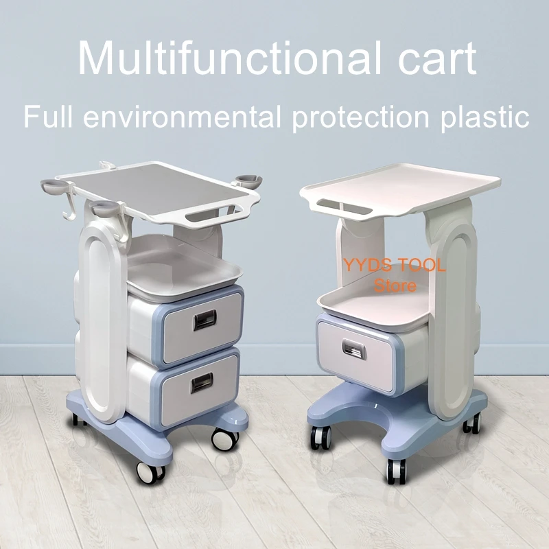 Dental clinic mobile cart medical equipment ultrasonic knife shelf beauty instrument cart