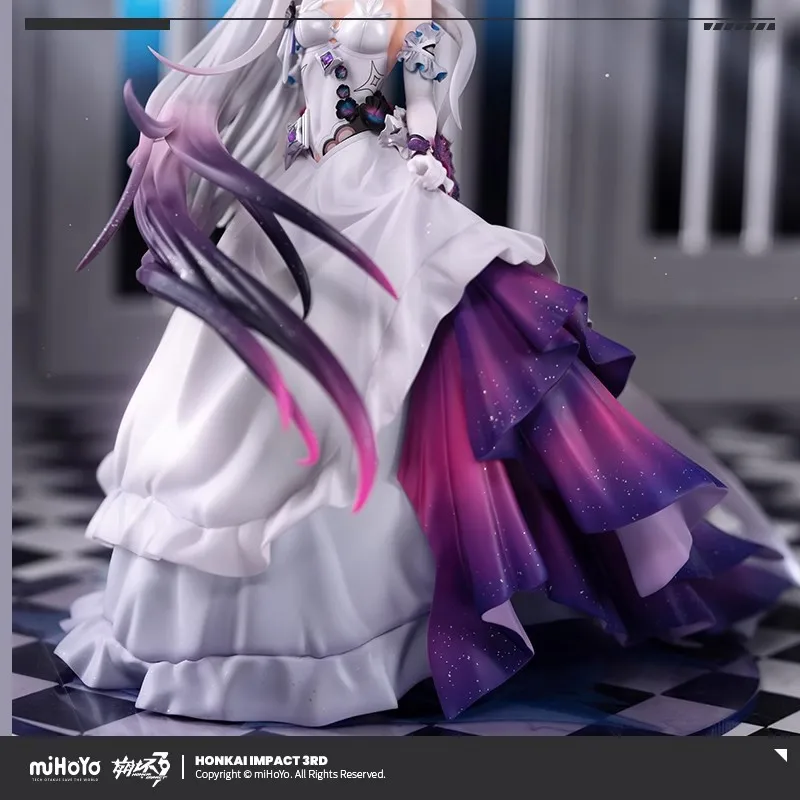 miHoYo Official Honkai Impact 3 Kiana-Night Invitation 1/7 Scale Figure Desktop Decoration Cosplay Game Peripherals Favorites image 3