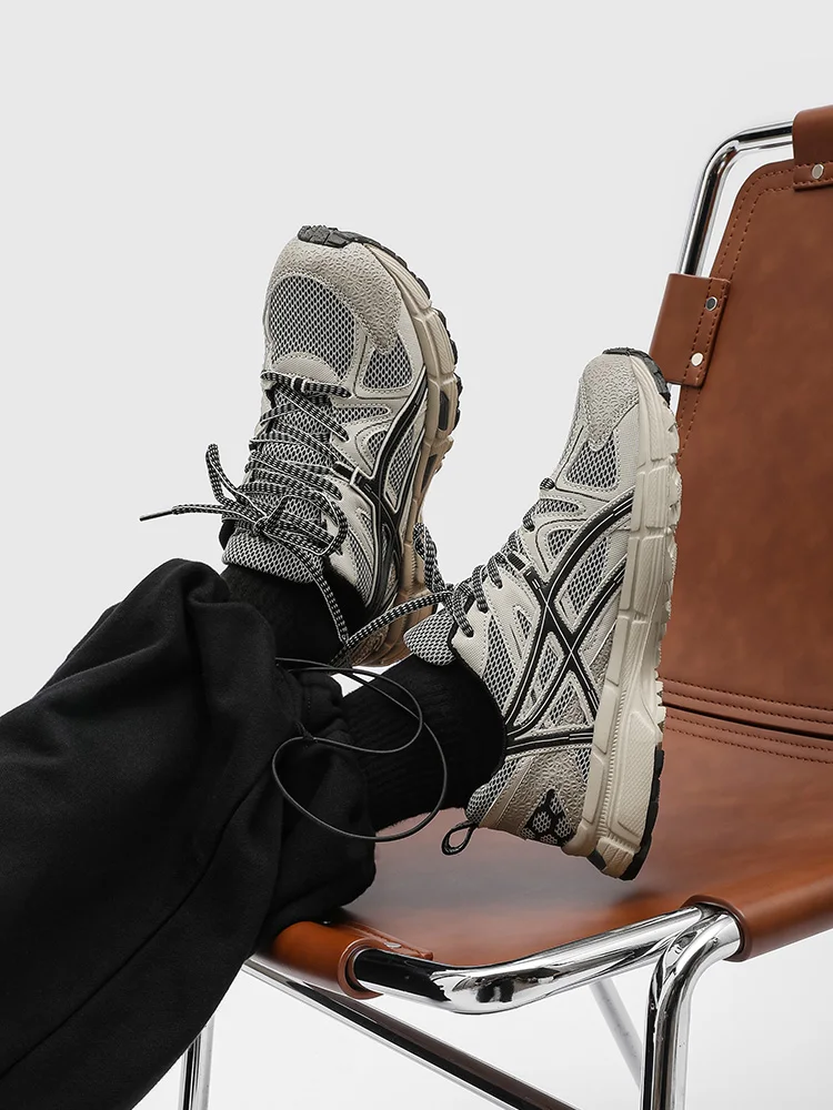 Neue Männer Casual Schuhe Walking Freizeit Lace-up Jogging Faulenzer Marke Outdoor Atmungsaktive Laufschuhe Mode Turnschuhe Klinge Komfortable – Detail 19