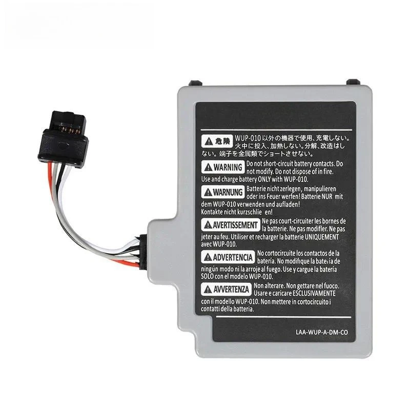 10pcs 1500mAh WUP-012 Battery for Nintendo Wii U Gamepad Controller Replacement Rechargeable Pack Compatible with WiiU Pad