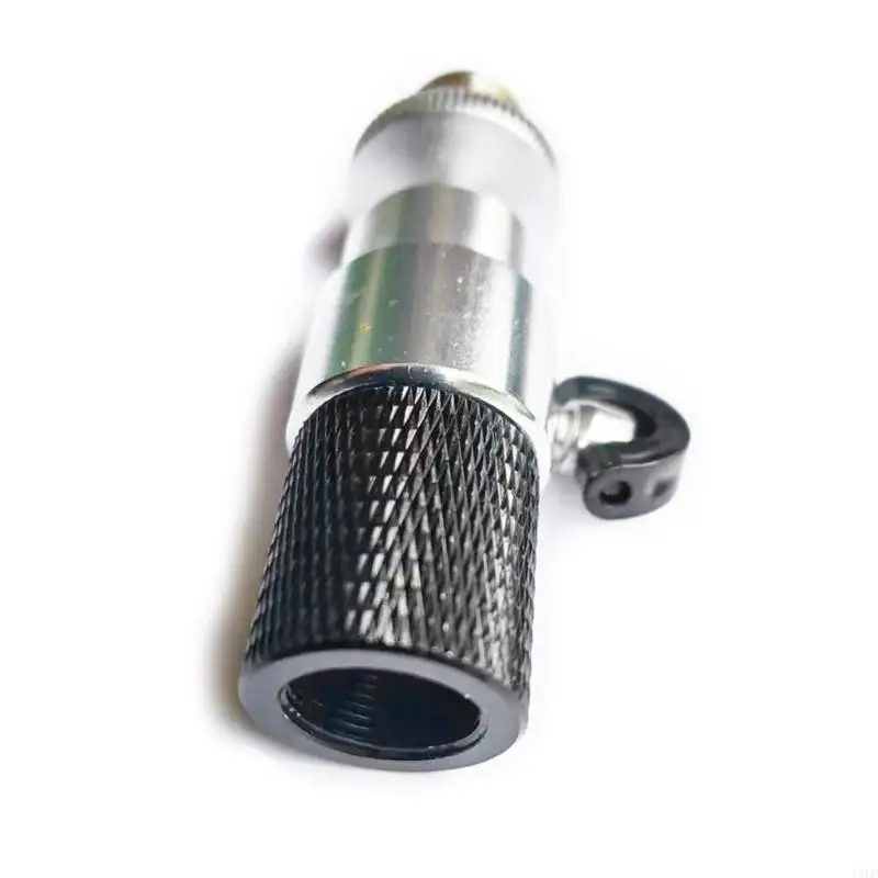 Mini Ballhead Microphone Clamp Adapter Basis untuk 5/8inch-27 Stand Sekrup Berulir