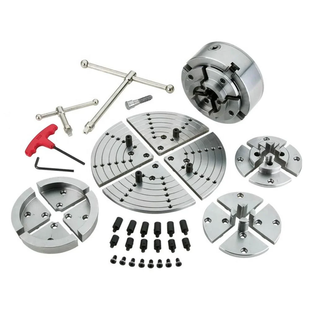 Item #LA30 140mm High Quality 4 Jaw Wood Turning Lathe Chuck Set