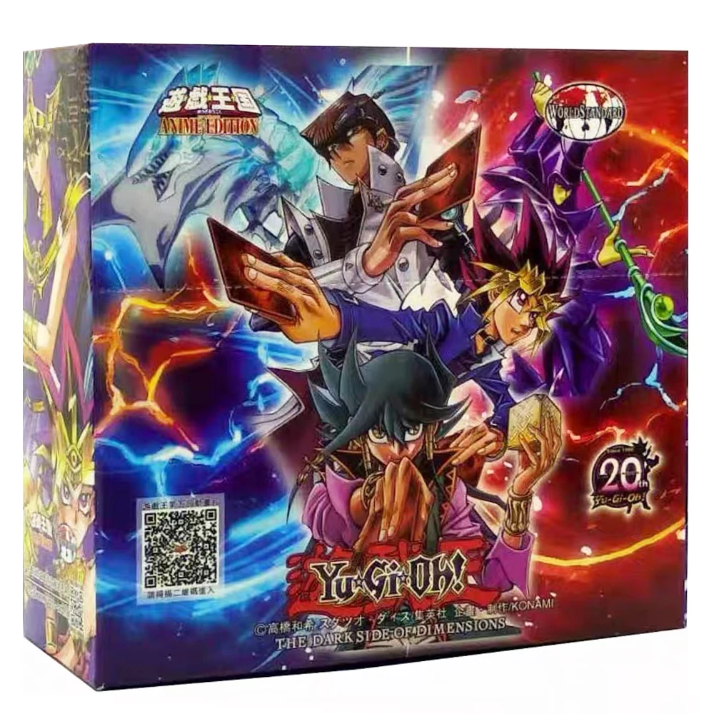 240Pcs Yu-Gi-Oh Anime Cards Blue Eyes Dark Magician Exodia Obelisk Slifer Ra Yugioh Card Kids Christmas Gift