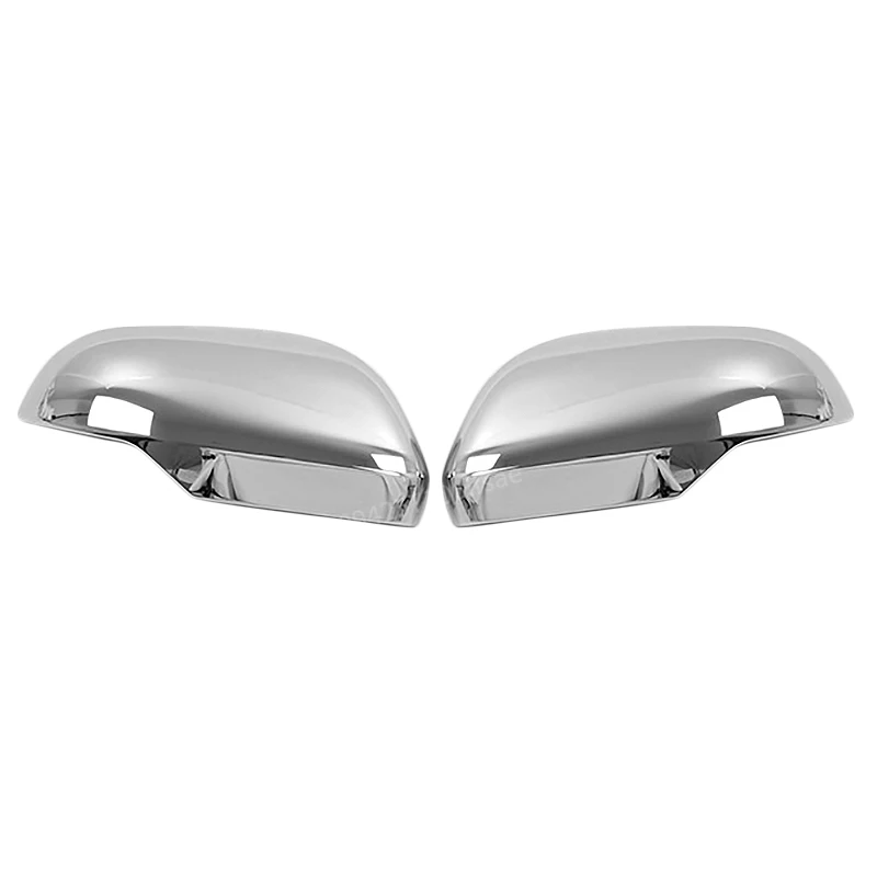 -Car Chrome Rear View Rearview Side Glass Mirror Cover Trim Frame Side Mirror Caps For Triton L200 2019-2021