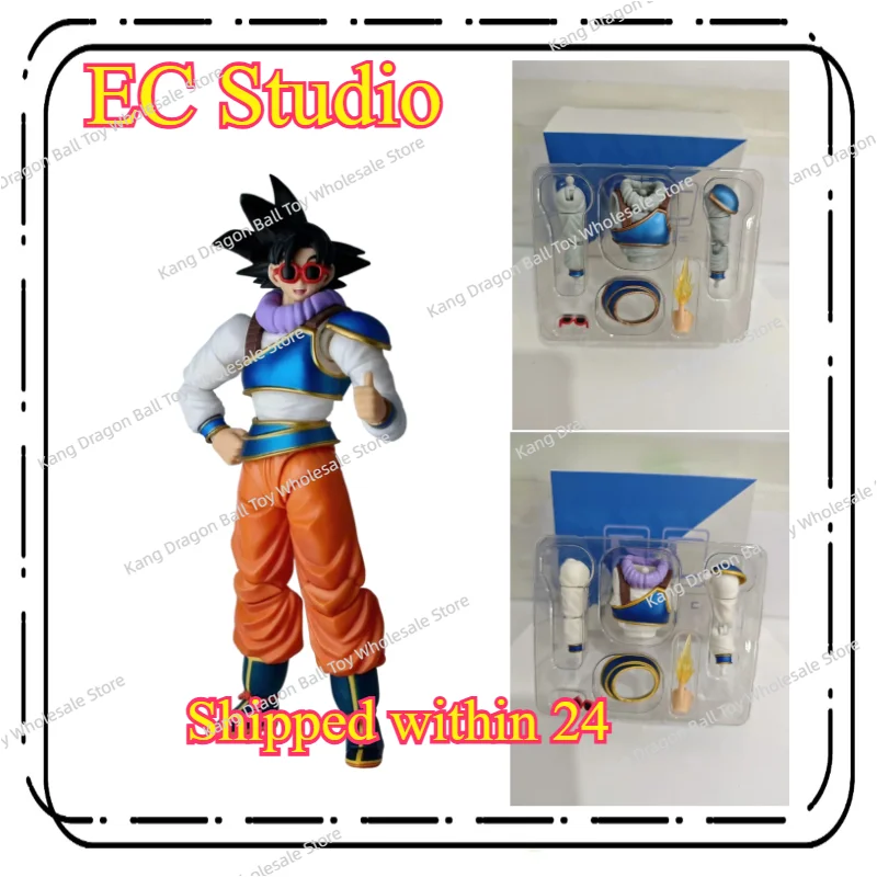 E & C Dragon Ball Z SHF ทันที Son Goku Chibi Dam'z เสื้อผ้าดัดแปลงอุปกรณ์เสริมอะนิเมะ Action Figures ของเล่น