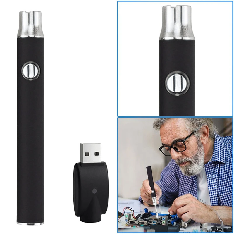 USB Rechargeable Electric Soldering Iron Pen - 510 Thread, Portable Electronic Welding Tool