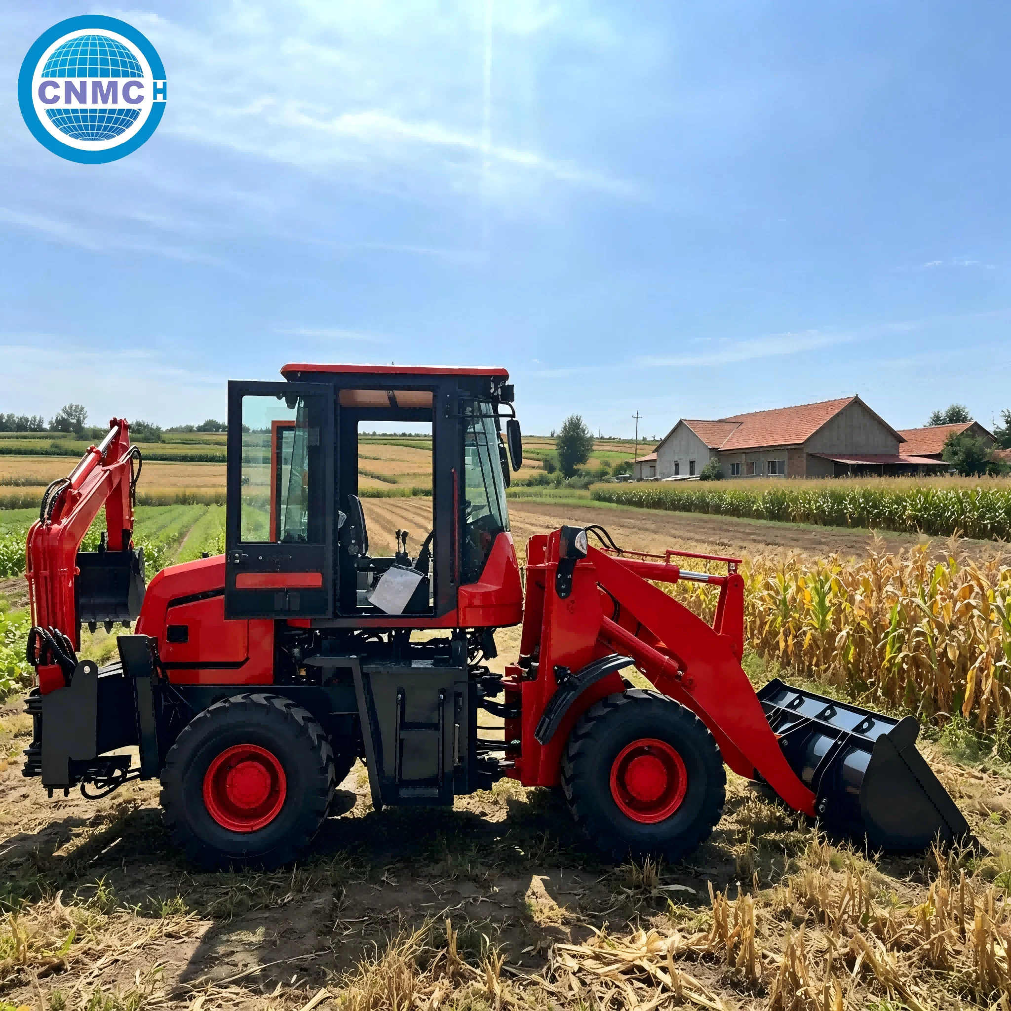 CN10-80 6 Ton Backhoe Excavato - Tractor Backhoe ulasan dan harga