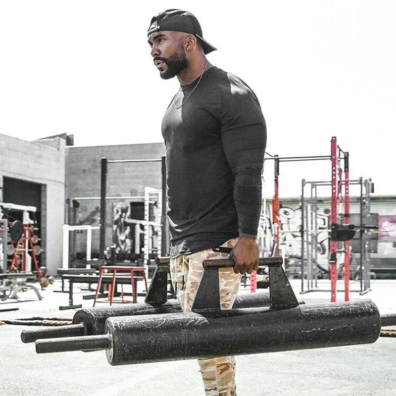 

Mens Long Sleeve Workout Shirts Moisture Wicking Running T Shirts Athletic Sport Performance T-Shirt Lightweight SPF Sun Shirt