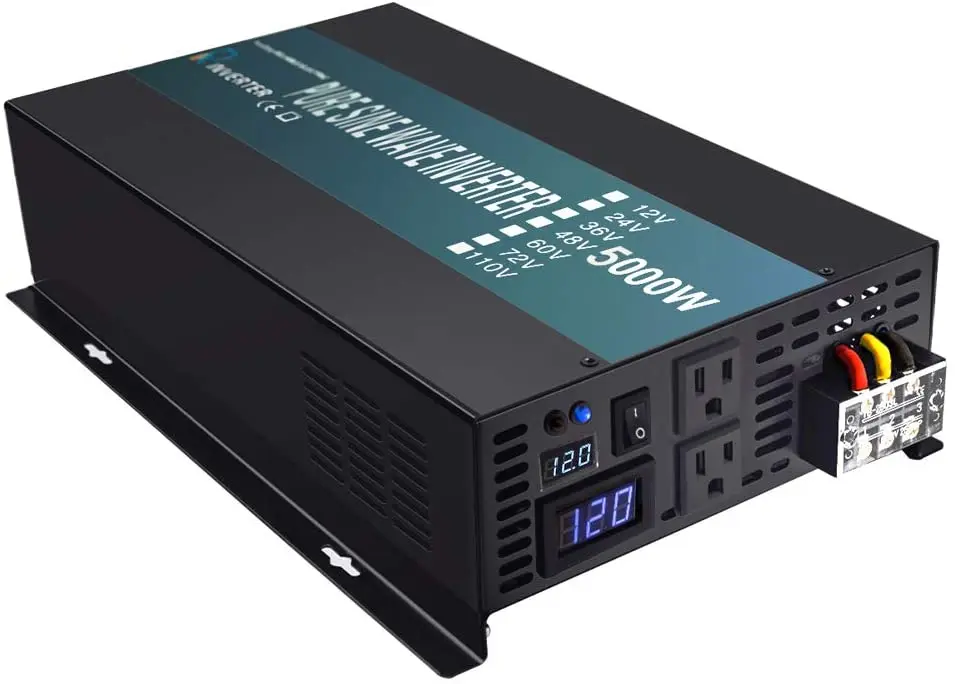 

Pure Sine Wave Power Inverter 12V 220V 5000W Solar Panel Inverter Solar System DC to AC Converter Customizable