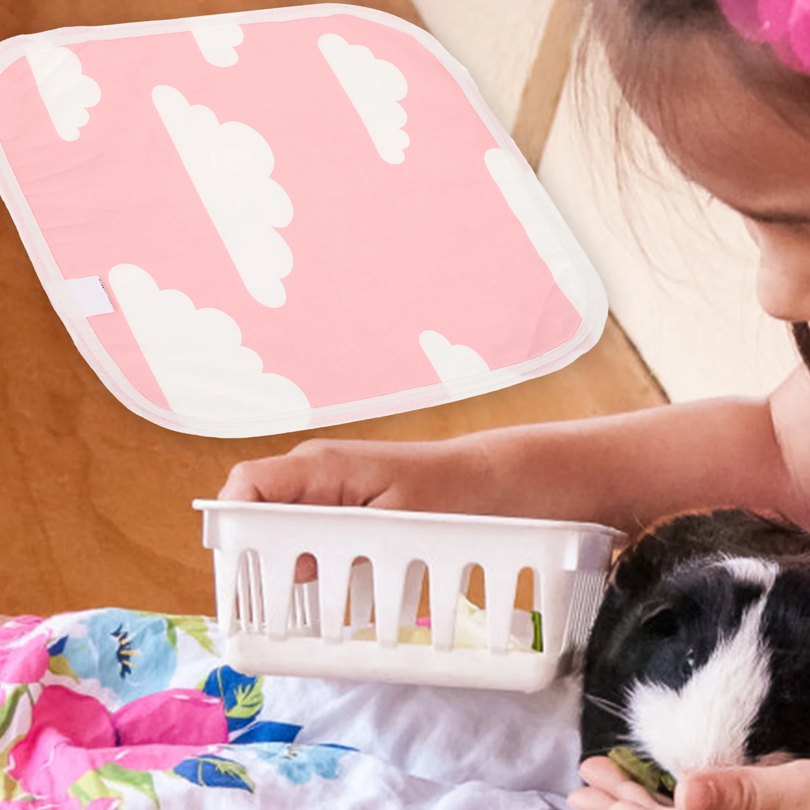 

Reusable 30x30cm Pet Training Pad for Hamster Guinea Cage Accessories Washable Long Lasting Small Animal