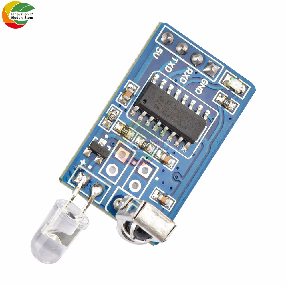 5V Infrared Decoding Module Infrared Wireless Communication NEC Code Pairing Transceiver Serial Communication Coding Module DIY