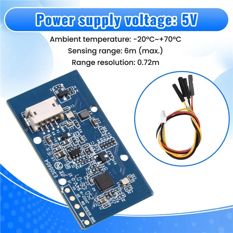 ABKN-Human Body Motion Detection LD2452 24G Mm Wave Radar Sensor Module Trajectory Sensing Functionality Distance