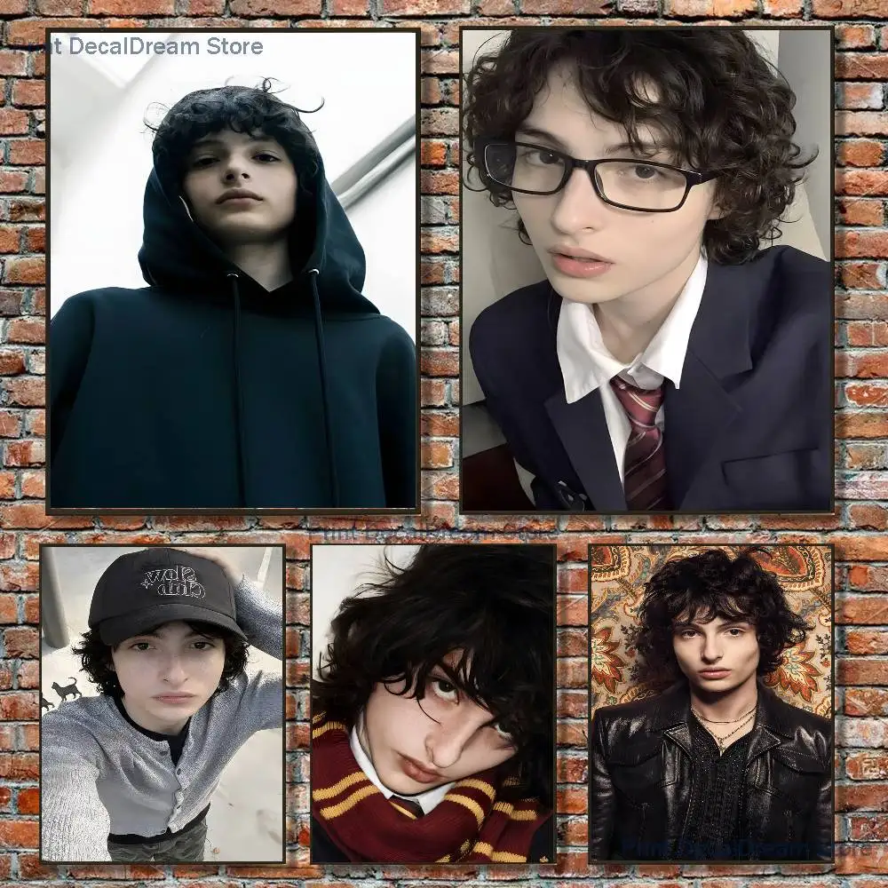 

F-Finn Wolfhard Poster HD Art Sticky Wall Waterproof Home Living Room Bar Decoration