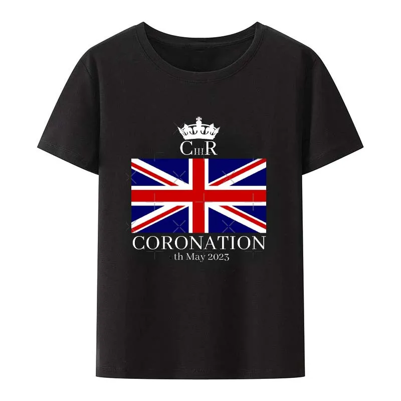 King Charles III T Shirt King Charles 3rd  Short Sleeve Coronation 6th MAY 2023 Celebration T-Shirt Clothes Gift For Men Women