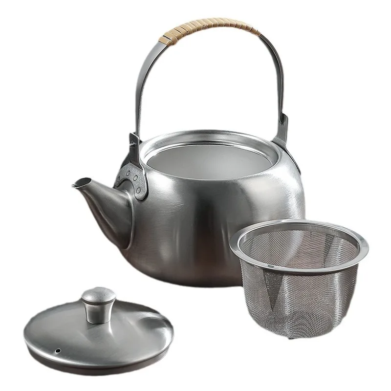 304 stainless steel teapot imported from Japan, kettle, tea can household pot set