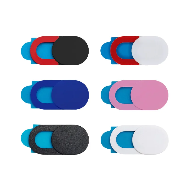 Privacy Shutter Magnet Slider Plastic Camera Cover for iPad Tablet Web Laptop Pc Camera Mobile Phone Lenses Privacy Sticker