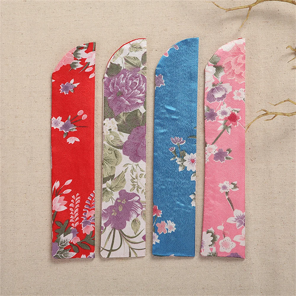 Retro Elegant Folding Hand Fan Bag Holder Dustproof Protector Pouch Case Cover Wedding Party Festival Gifts Folding Fan Pouch