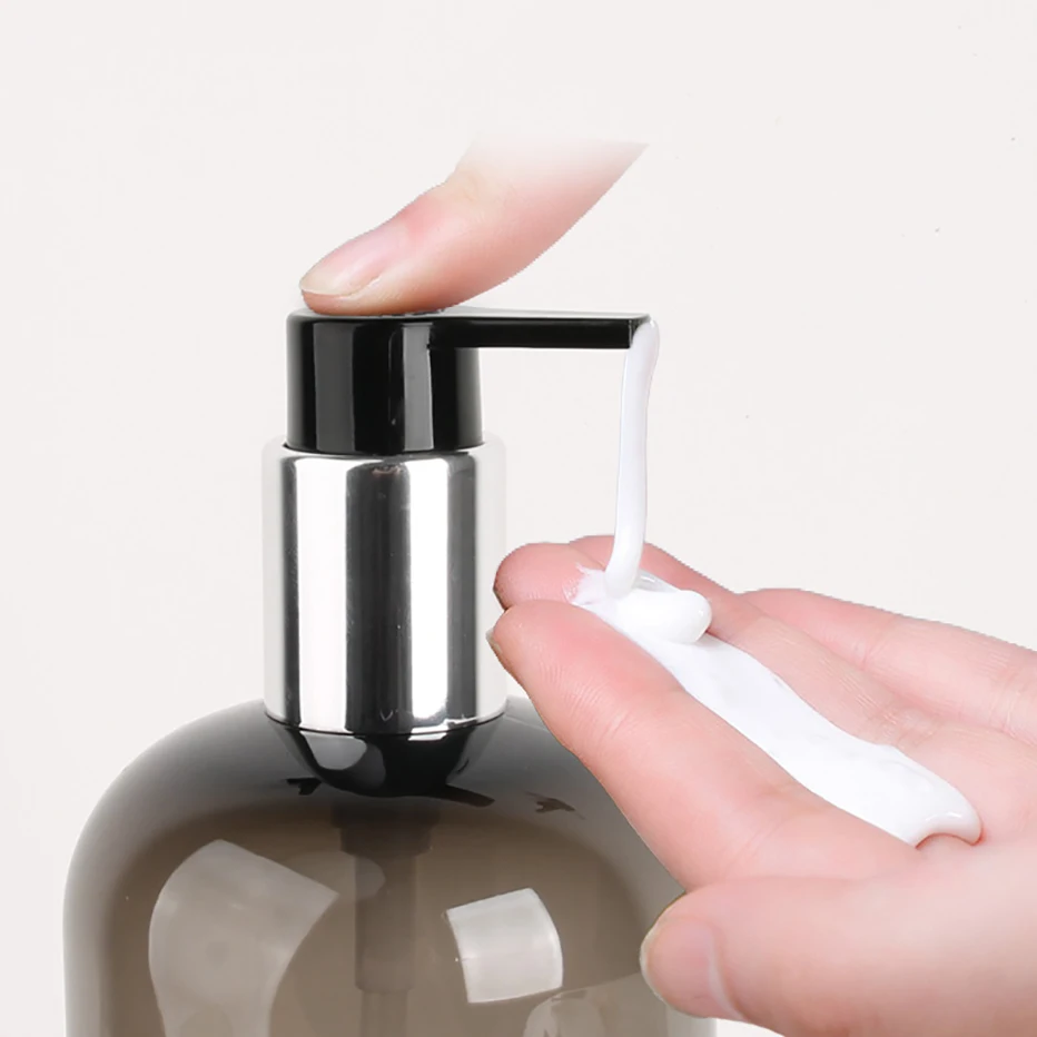 250/500ml Large Capacity Dispenser Bottle Liquid Lotion Shampoo Soap Press Bottles Hotel Travel Refillable Portable Bottle