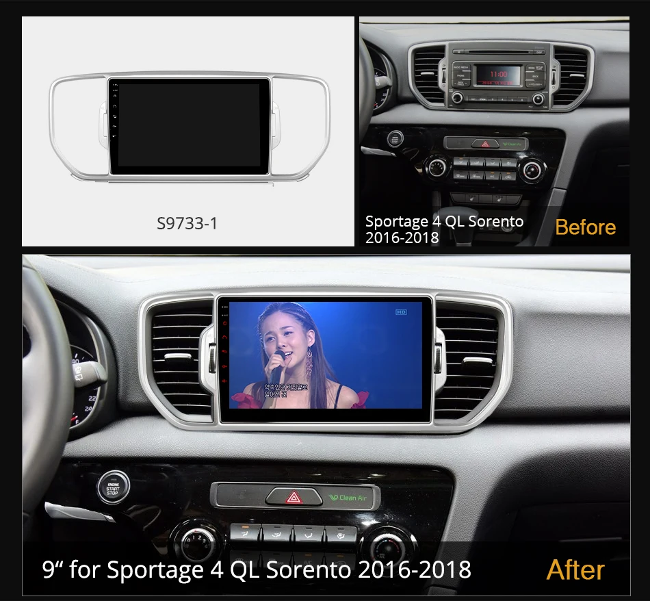 Ownice K6+ 2K for Kia Sportage 4 QL 2016 - 2018 Car Radio Multimedia Video Player Navigation Stereo GPS Android 14 No 2din  DVD
