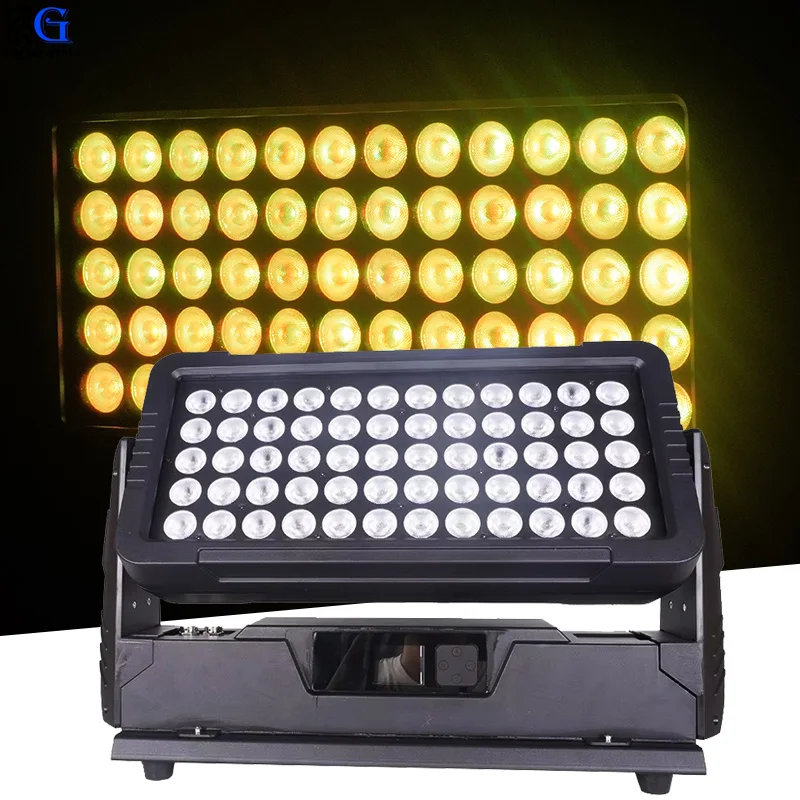 Waterproof RGBW 60W Wall Washer Stage DMX Controller Wash Strobe Effect Lighting IP65 Led Color City Wall Washer for Outdoor