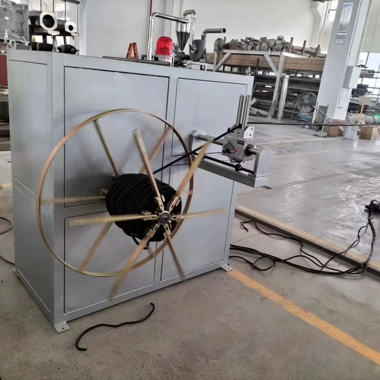 Fosita Hot Selling Plastic Hose Pipe Coiler Winder Machine Automatic