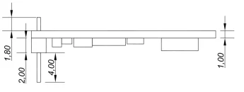 60 GHz HLK-LD6002 LD6002B LD6002C 60G FMCW Radarsensormodul Menschlicher Atemalarm Herzfrequenzerkennung Absturzaterkennung – Detail 4