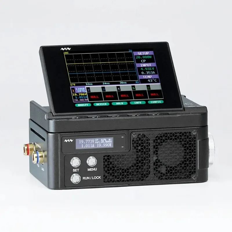 100W 60V 10A Regulated DC Electronic Load 4 Mode Battery Internal Resistance Tester High Precision Portable
