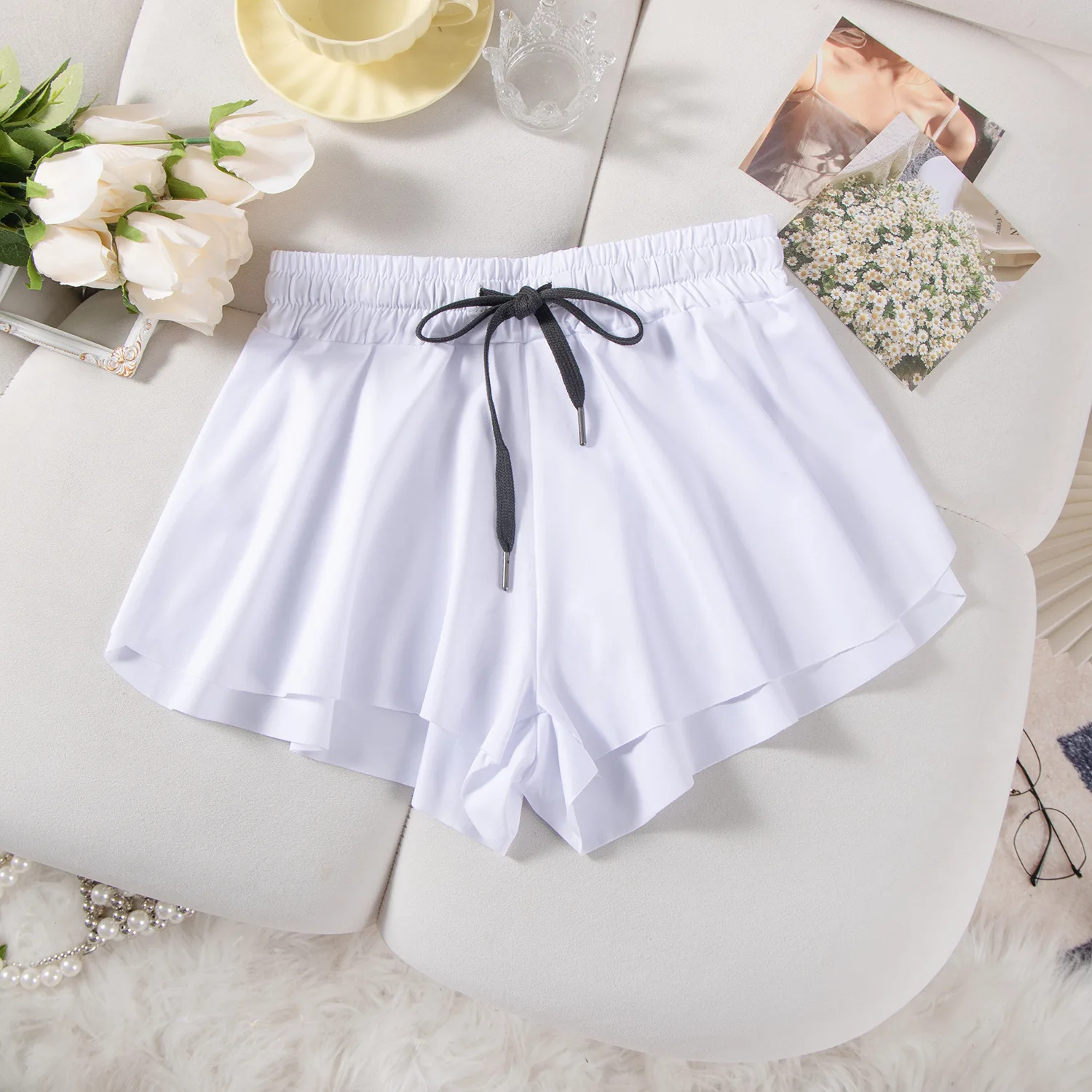 Pantaloncini sportivi casual da corsa ad asciugatura rapida da donna estivi