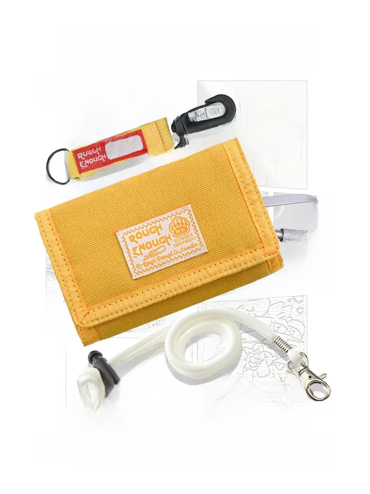 rgh-canvas-anti-theft-wallet-for-women-outdoor-coin-purse-multi-function-multi-card-slot-student-travel-small-card-holder