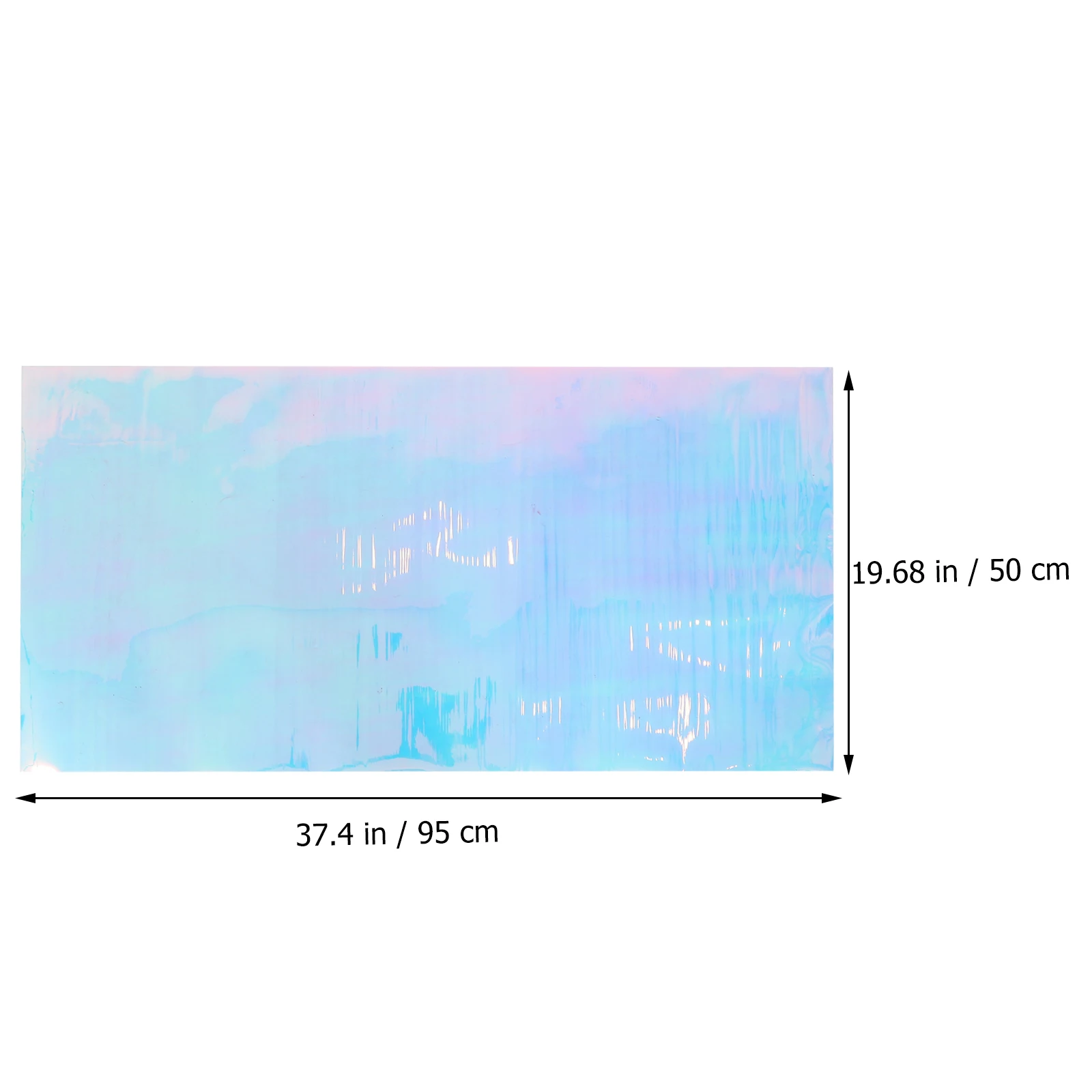 

Transparent Rainbow Exquisite Craftsmanship Fabric Iridescent Film Clothing PVC Sheet