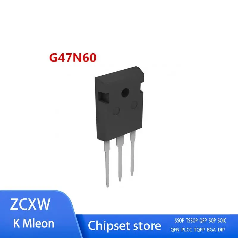 

10PCS/LOT SIHG47N60E-GE3 SIHG47N60E G47N60EF G47N60 TO-247 47A 600V