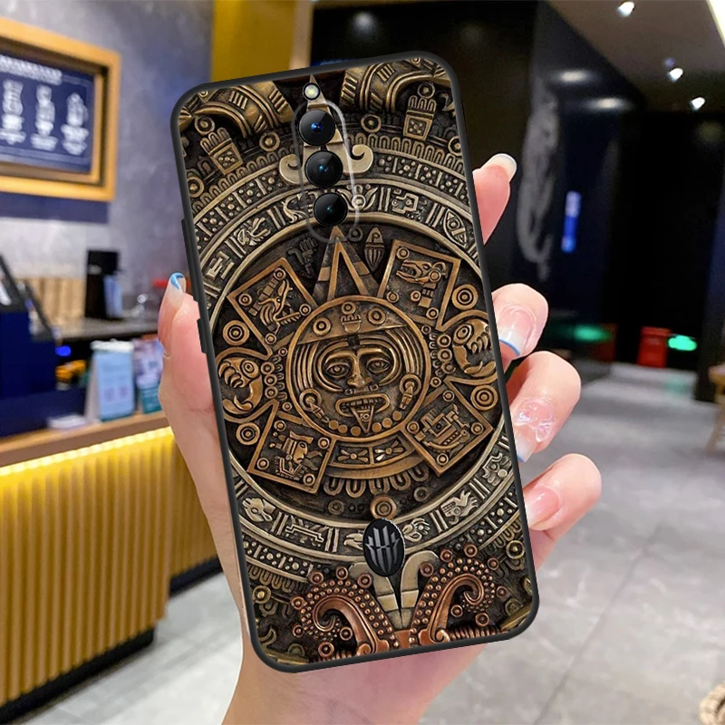 Mayan Calendar For Nubia Red Magic 8 Pro Phone Case For ZTE Redmagic 6 7 6S 7S 8S Pro 5S 5G 6R Soft Cover