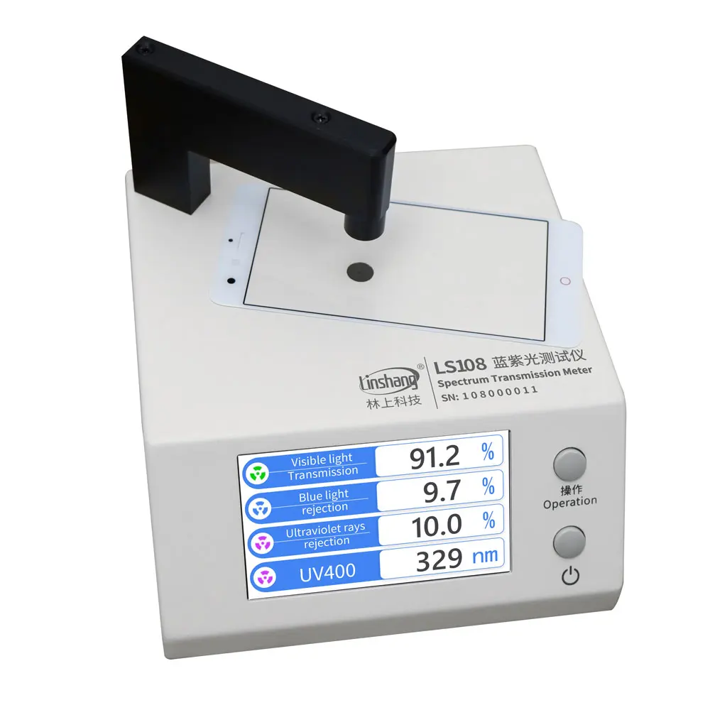 Linshang LS108 uv 400 tester meter to measure  and blue light blocked    sunglass