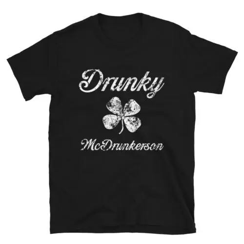 Футболка унисекс, День Св. Патрика, Drunky McDrunkerson