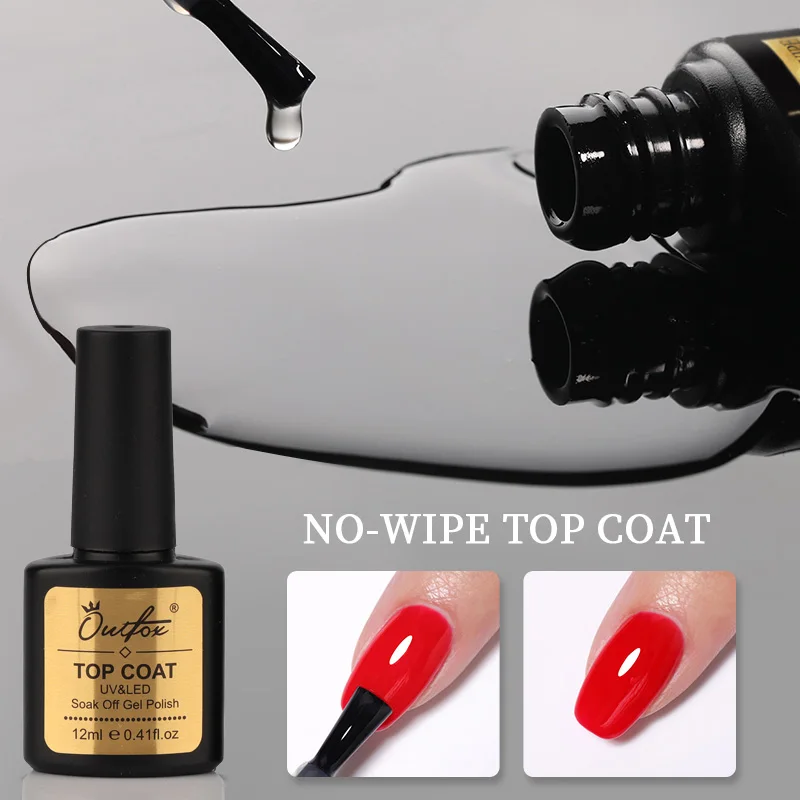 Esmalte de Gel UV LED para uñas, barniz de imprimación transparente para manicura, sin necesidad de limpiar, 12ml
