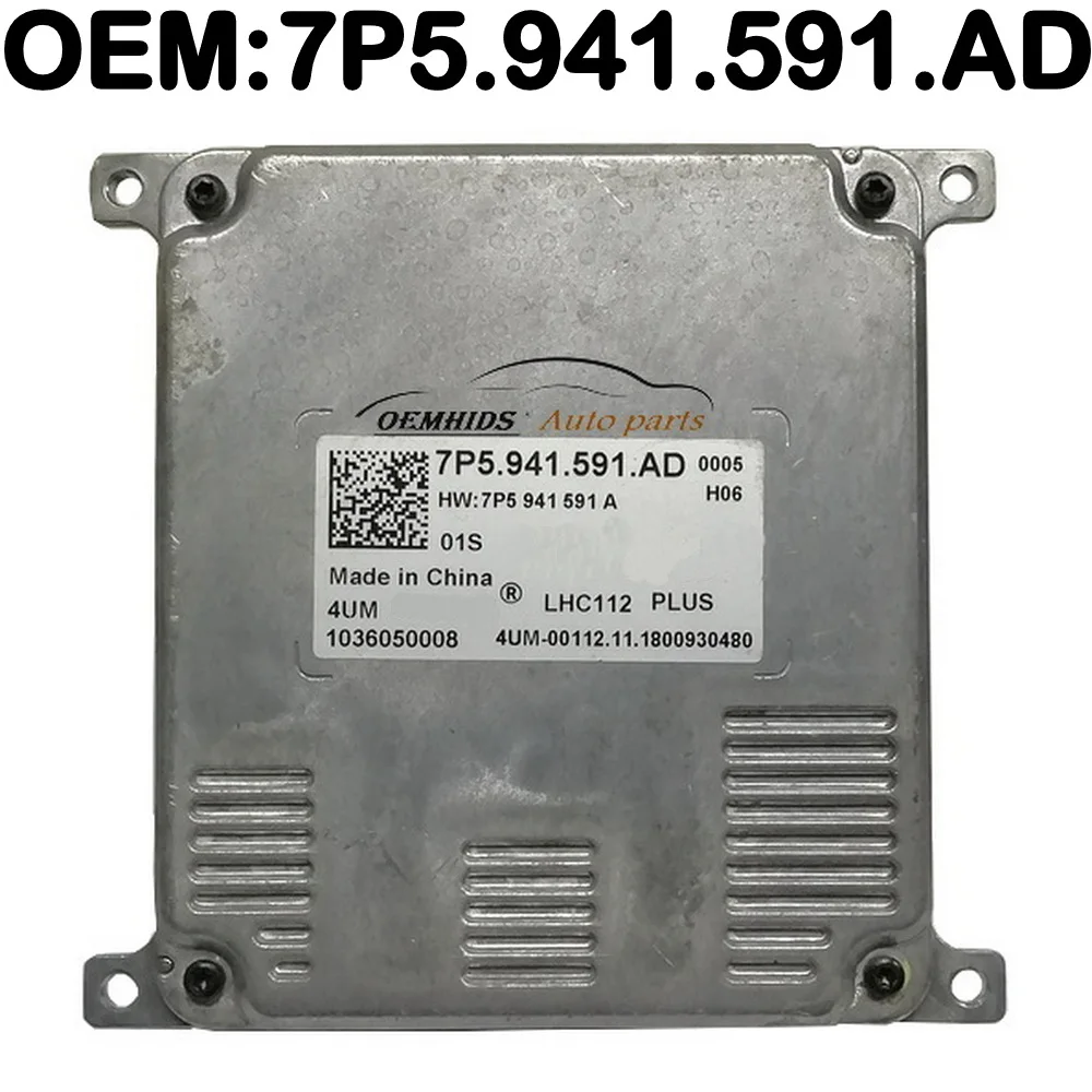 LED Headlight Module Original Oemhids 90NEW For 2018-2019 CC T-ROC 0A1 Octavia Kozak Kodiak LED Ballast 1036050008 7P5941591AD