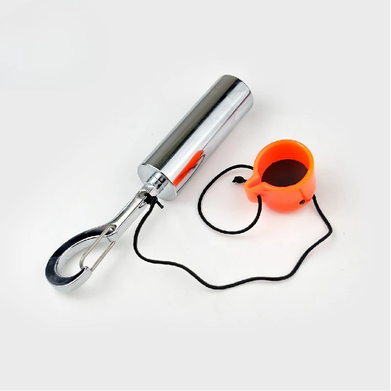 

Stainless Steel Underwater Rattle Diving Equipment Genuine Bell Underwater Signal Bell With Color Silent Cover
