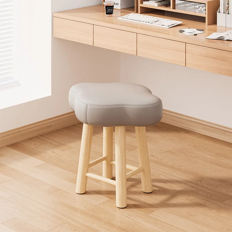 Modern Minimalist Cream Style Can Be Used As A Home Round Stool Sofa  Shoe Changing Low Stool Or Make Up And  Leisure Chair New