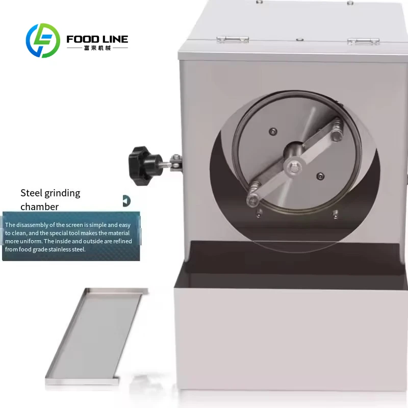 40kg Small Fatty Food Grinder/Walnut Peanut Almond Flour Mill Machine/Oily Cashew Macadamia Nuts Crushing Processing Equipment