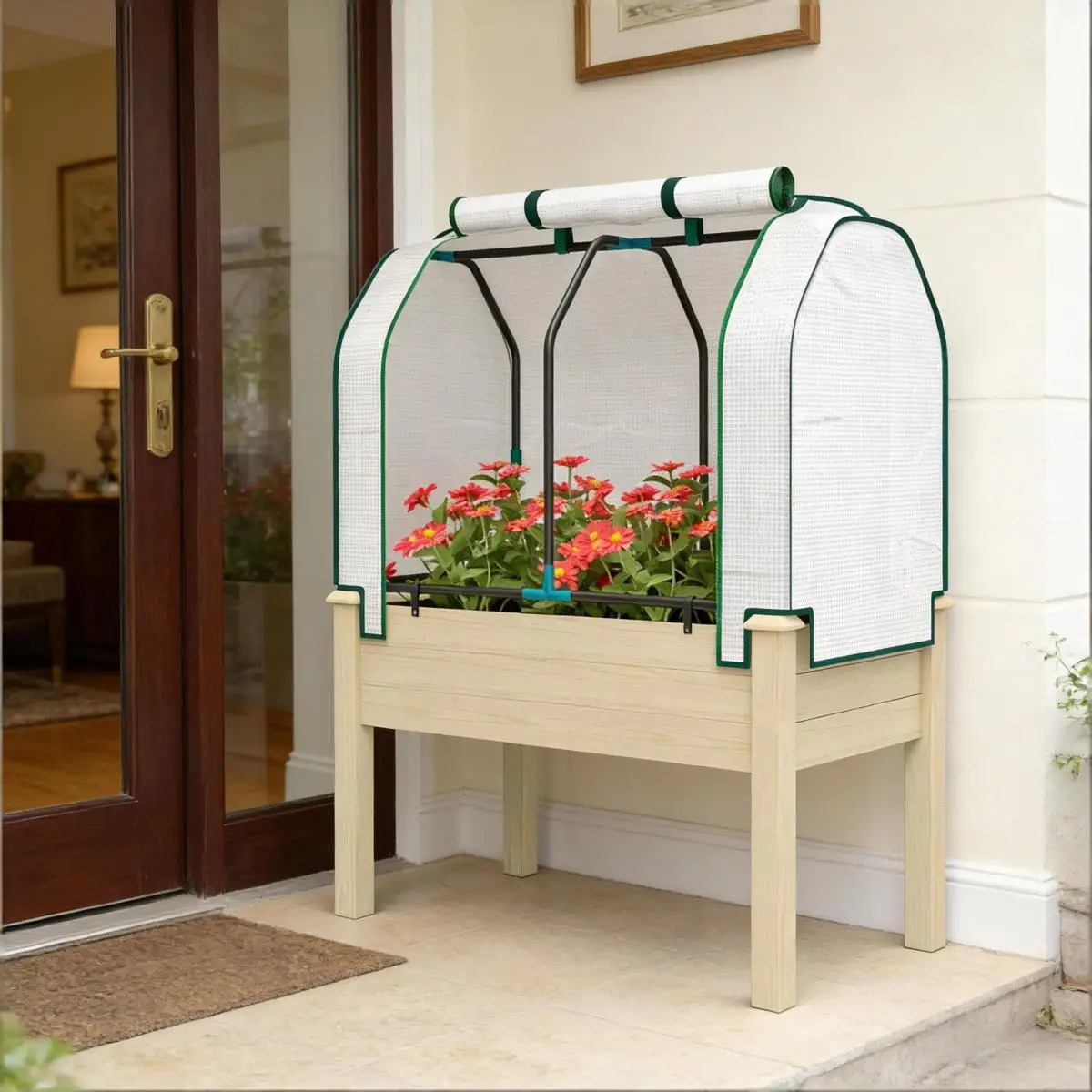 Compact Planter Box,Outdoor Raised Garden Bed On-Site