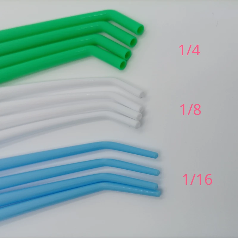 25Pcs/Bag Disposable Dental Suction Tip Saliva Ejector Dentistry Slender Curved Tip Straws Dentistry Clinic Tool Dental Supplies