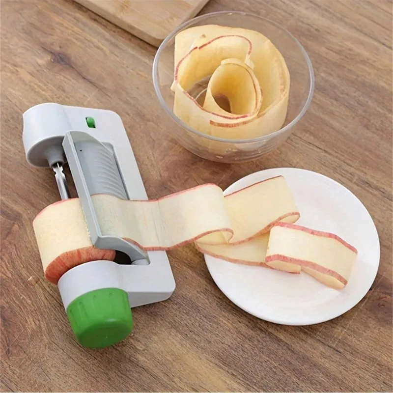 1pc Kitchenware Household Multi-functional Peeler Hand Rotating Fruit And Vegetable Slicer Potato Cutter Kitchen Gadgets