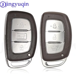 jingyuqin 3 Buttons Replacement Remote Car Key Shell Case Fob For Hyundai Creta Mistra Elantra Tucson  IX35