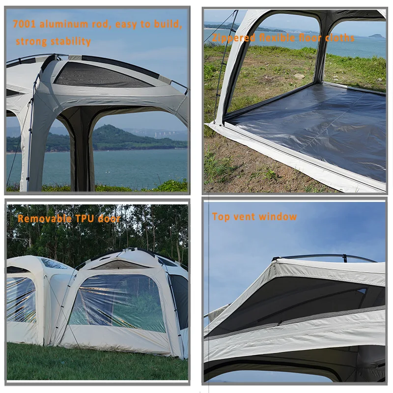 

Large Space Weatherproof Camping Tent New Design Outdoor Picnic Travel Cover Sunscreen Camping Shelter for Travel