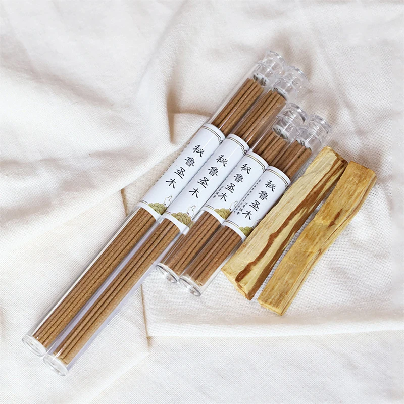 1Box Peruvian Sacred Wood Incense White Sage California Cedar Aromatherapy Natural PlantsIndoor Yoga Aromatherapy