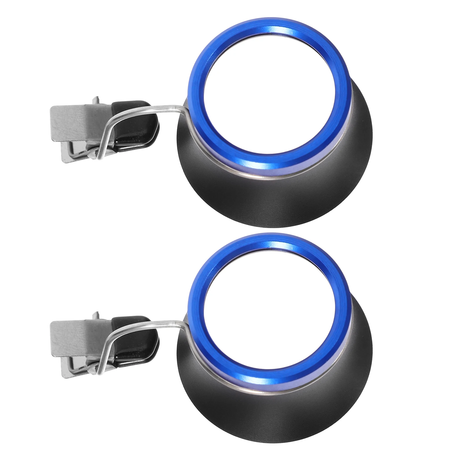 

2Pcs Magnifying Glasses for Jewelers Loupe Clip on Eyeglass 10X Lens Portable Optics for Watch Repair Tools Close Work